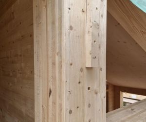 massiv Holzwand Rohbau